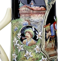 12 Liter Gold Multi-Color Beer Stein With Dancing Bavarian Couple Lid 23 12 Liter Gold Multi-Color Beer Stein With Dancing Bavarian Couple Lid -Deals Steinking Store 12 Liter Gold Mulit Color Beer Stein with Dancing Bavarian Couple Lid K300F Detail3 SM 35814.1523727093