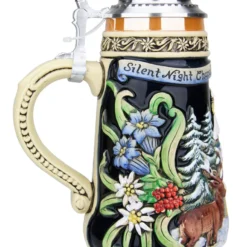 200th Anniversary Silent Night Chapel German Christmas Beer Stein -Deals Steinking Store 200 Year Anniversary Silent Night Chapel Christmas German Beer Stein K047 LS SM 77019.1542234437
