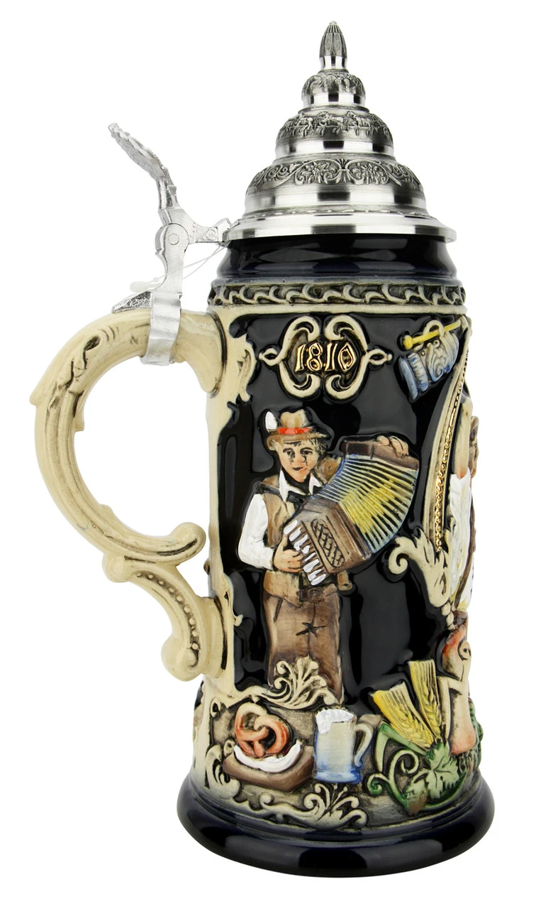 213th Anniversary Oktoberfest Beer Keg Stein | King Werk 2023 Oktoberfest Beer Stein - Image 4