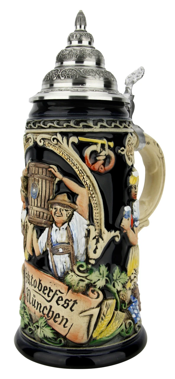 213th Anniversary Oktoberfest Beer Keg Stein | King Werk 2023 Oktoberfest Beer Stein - Image 2