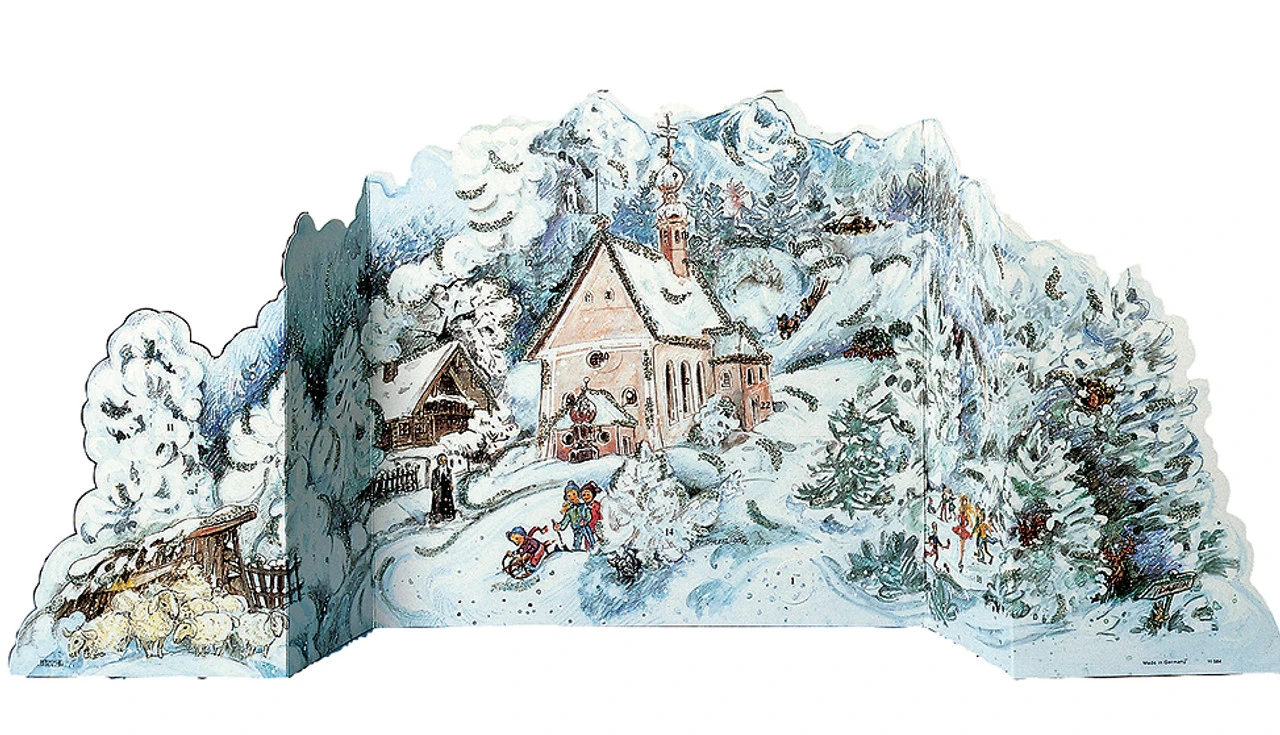 3D Alpine Christmas German Advent Calendar 3 3D Alpine Christmas German Advent Calendar