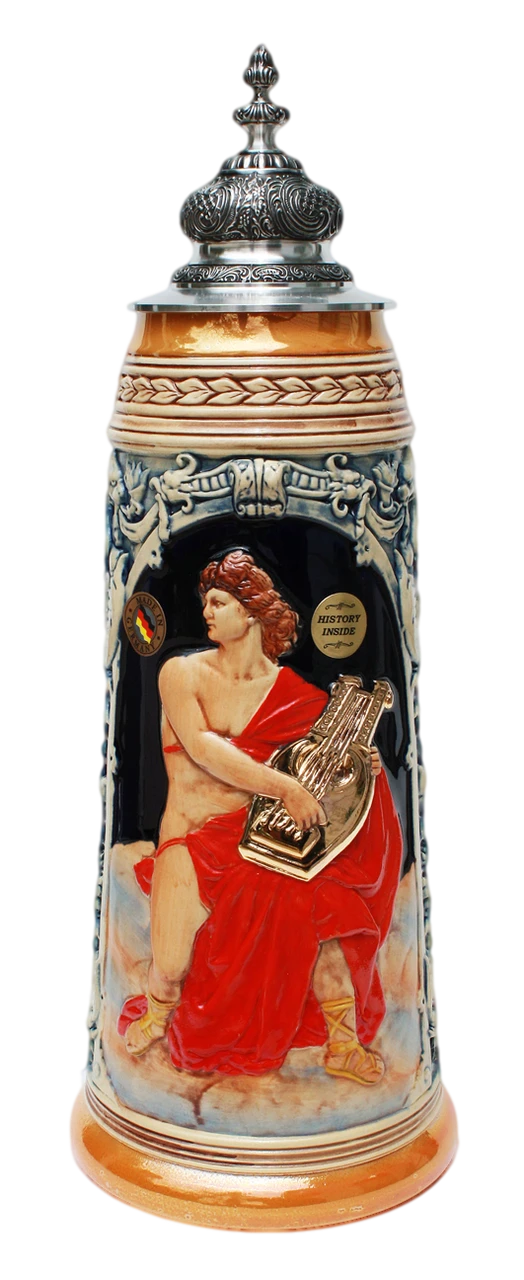 King Limitaet 2012 | Apollo Handpainted Beer Stein 3 King Limitaet 2012 | Apollo Handpainted Beer Stein