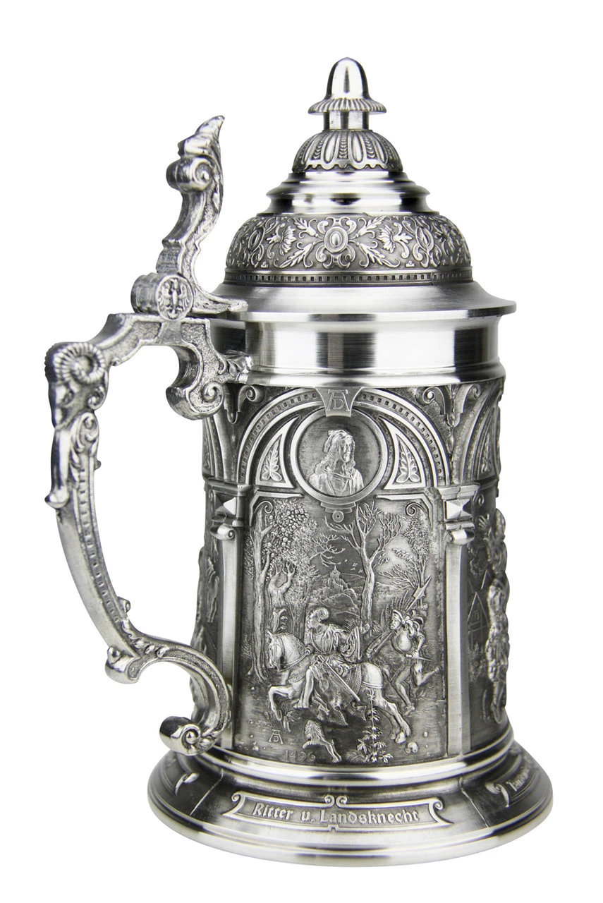 Artist Albrecht Duerer Pewter Beer Stein 6 Artist Albrecht Duerer Pewter Beer Stein - Image 4