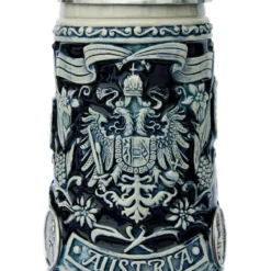 Austria Panorama Beer Stein Cobalt