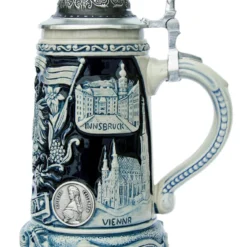 Austria Panorama Beer Stein Cobalt -Deals Steinking Store Austria Celebration Beer Stein Cobalt K393SGA RS SM 39380.1401226000