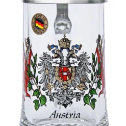 Deals Steinking Store 14 Austria Crest Glass Beer Stein