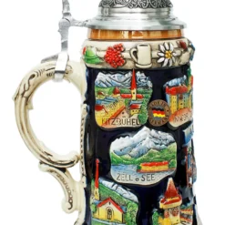 Austria Commemorative Beer Stein -Deals Steinking Store Austrian Panorama Beer Stein K309A LS SM 43965.1401226131