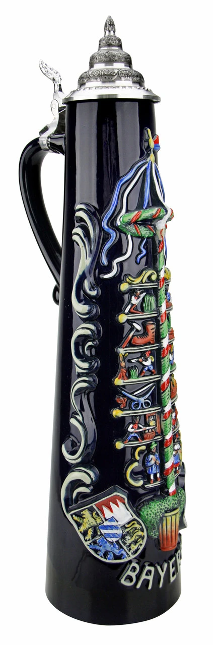 Bavaria Bayern Maypole Jug Stein | 2 Liter - Image 2