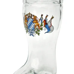 Bavaria Crest Glass Beer Boot 0.5 Liter 11 Bavaria Crest Glass Beer Boot 0.5 Liter -Deals Steinking Store Bavaria Crest Glass Beer Boot 0.5 Liter Angle SM 48863.1510242151
