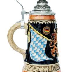Bavaria Lion Crest Beer Stein -Deals Steinking Store Bavaria Lion Crest Beer Stein K200WB LS SM 19659.1395851639