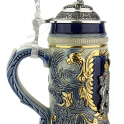 Bavaria Lion Crest Beer Stein With Bavarian Lion Lid -Deals Steinking Store Bavaria Lion Crest Beer Stein with Bavarian Lion Lid ZB14232001 LS SM 49796.1611516405