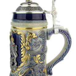 Bavaria Lion Crest Beer Stein With Bavarian Lion Lid -Deals Steinking Store Bavaria Lion Crest Beer Stein with Bavarian Lion Lid ZB14232001 RS SM 02007.1611516336
