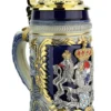 Bavaria Lion Crest Beer Stein With Gilded Royal Crown Lid -Deals Steinking Store Bavaria Lion Crest Beer Stein with Royal Golden Crown Lid ZB14232000 LA SM 54670.1611329978
