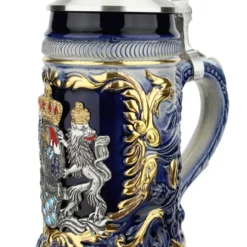 Bavaria Royal Lion Crest Beer Stein -Deals Steinking Store Bavaria Royal Lion Crest Beer Stein ZB14232169 RA SM 94766.1618258207
