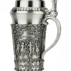 Bavaria Schnapps Pewter Mini Stein | 1 Oz -Deals Steinking Store Bavaria Schnapps Pewter Mini Stein AS60203 RS SM 26177.1650910679