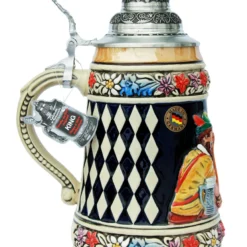 Bavarian Arm Wrestler Beer Stein -Deals Steinking Store Bavarian Arm Wrestler Beer Stein K365 LS SM 48798.1489161654