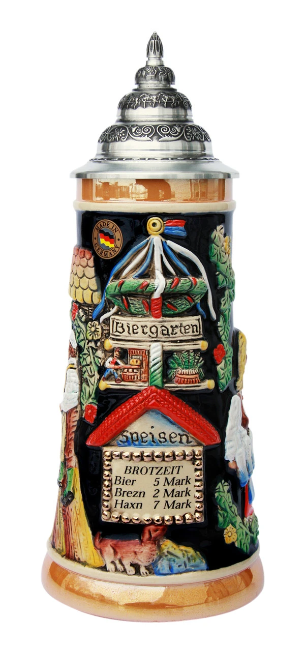 Bavarian Beer Garden Beer Stein 4 Bavarian Beer Garden Beer Stein - Image 2