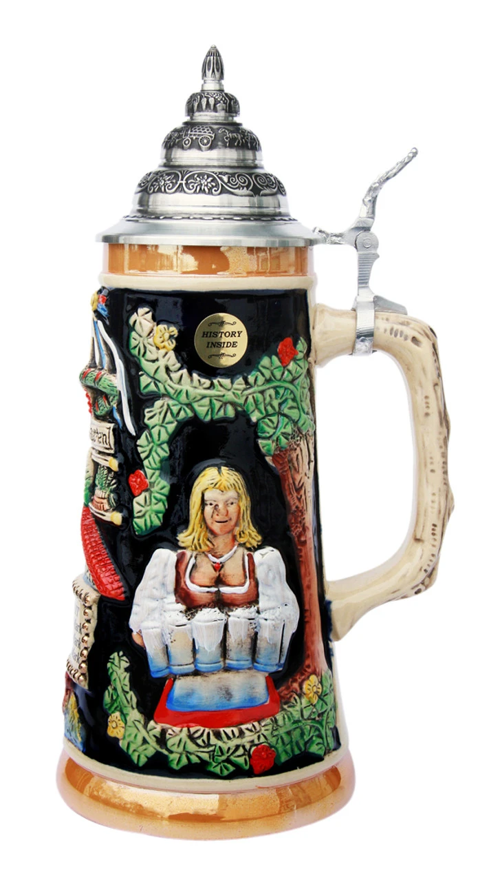 Bavarian Beer Garden Beer Stein 3 Bavarian Beer Garden Beer Stein