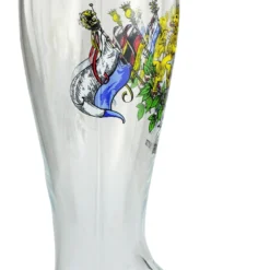 Bavarian Crest Glass Beer Boot 2 Liter -Deals Steinking Store Bavarian Crest Glass Beer Boot 2 Liter GS2820BF Side 2 SM 42630.1575022620