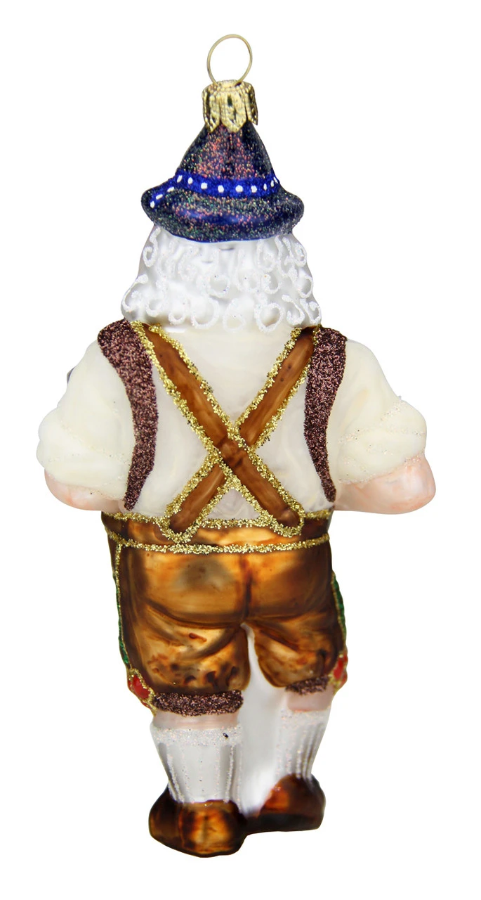 Bavarian Oktoberfest Oompah Band Santa Christmas Ornament - Image 2