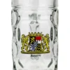 Bayern Crest Dimpled Oktoberfest Glass Beer Mug 0.5 Liter -Deals Steinking Store Bayern Crest Dimpled Oktoberfest Glass Beer Mug 0.5 Liter GS2105B FNT SM 56162.1510243036
