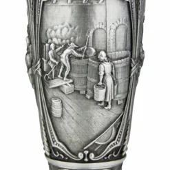 Beer Brewers Pewter Pilsner Tulip Cup -Deals Steinking Store Beer Brewers Pewter Pilsner Tulip Cup AS10325 Side3 SM 38160.1511120988