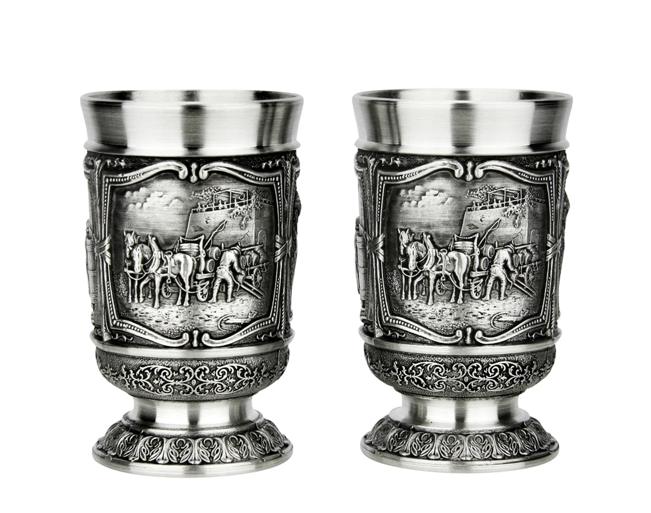 Beer Brewers Pewter Shot Cup 1 Oz | Set Of 2 - Image 2
