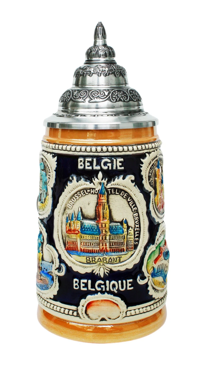 Belgium Beer Stein 3 Belgium Beer Stein