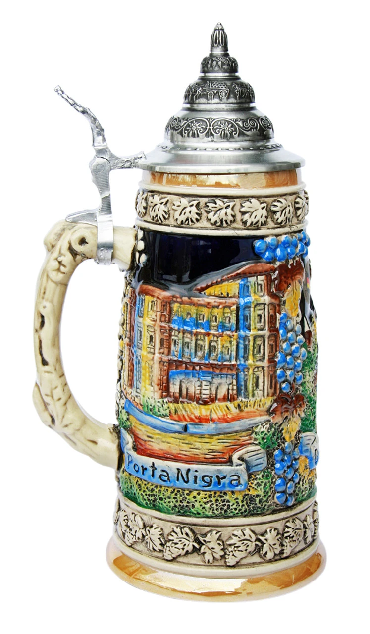 Moselle River Travel Destinations Beer Stein 5 Moselle River Travel Destinations Beer Stein - Image 3