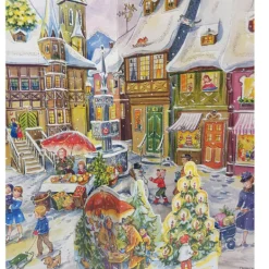 Christkindlmarkt 1958 Reproduction German Advent Calendar -Deals Steinking Store Christkindlmarkt 1958 Reproduction German Advent Calendar RSV110 Detail 07178.1670109907