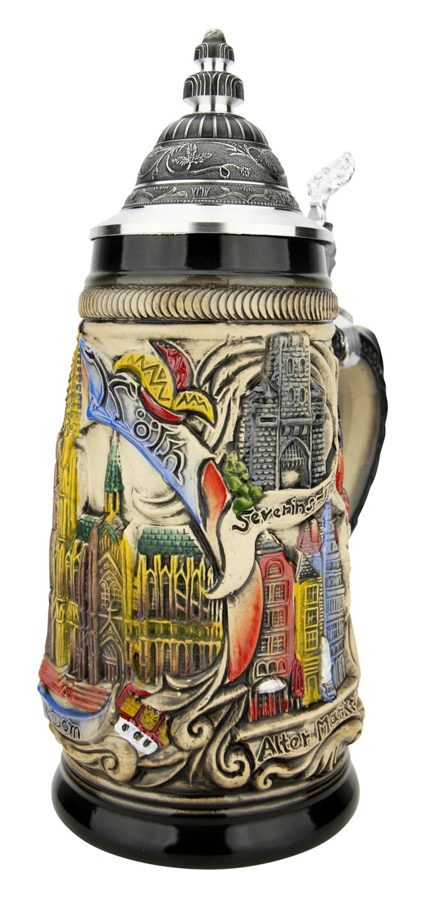 Cologne Koln Beer Stein Rustic 4 Cologne Koln Beer Stein Rustic - Image 2