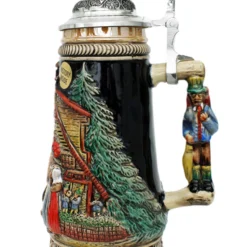 Cuckoo Clock Peddler Beer Stein -Deals Steinking Store Cuckoo Clock Peddler Beer Stein K305U RS SM 03918.1401390609