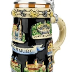 Danube River Commemorative Stein -Deals Steinking Store Danube River Commemorative Stein K309DO RA SM 72328.1618332278