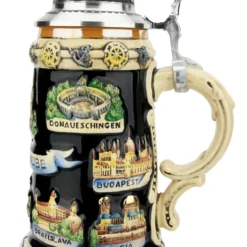 Danube River Commemorative Stein -Deals Steinking Store Danube River Commemorative Stein K309DO RS SM 70929.1618332325
