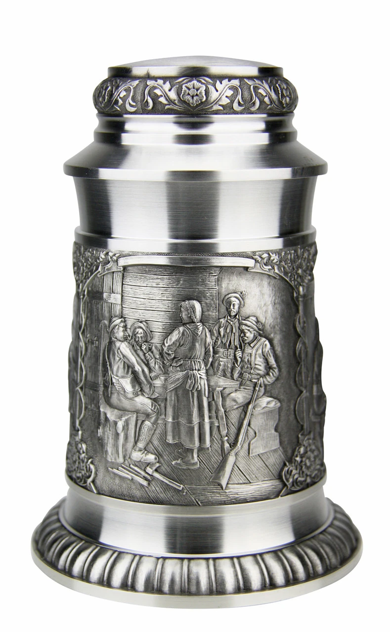 Defregger Pewter Beer Stein | 0.5 Liter 4 Defregger Pewter Beer Stein | 0.5 Liter - Image 2