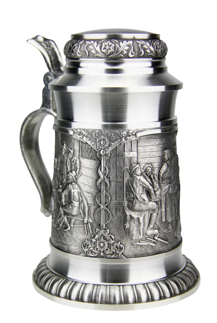 Defregger Pewter Beer Stein | 0.5 Liter 3 Defregger Pewter Beer Stein | 0.5 Liter