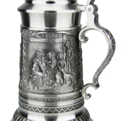 Defregger Pewter Beer Stein | 1 Liter -Deals Steinking Store Defregger Pewter Beer Stein 1 Liter DN8824Z RS SM 08507.1511061308