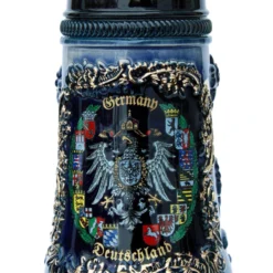 Deutschland Alpine Flowers Beer Stein