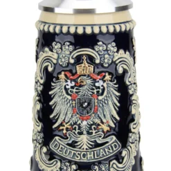 Deutschland Eagle Cobalt Beer Stein
