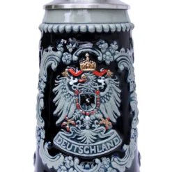 Deutschland Eagle Cobalt Blue Beer Stein
