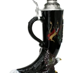 Deutschland Eagle Drinking Horn Beer Stein