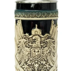 Deutschland Eagle And Flags Beer Stein Cobalt