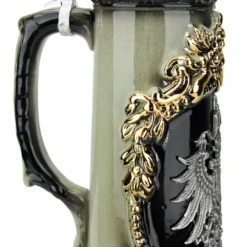 Deutschland German Eagle Beer Stein With Pewter Eagle | 1 Liter -Deals Steinking Store Deutschland German Eagle Beer Stein 1 Liter K703SZ LS SM 77743.1489961667