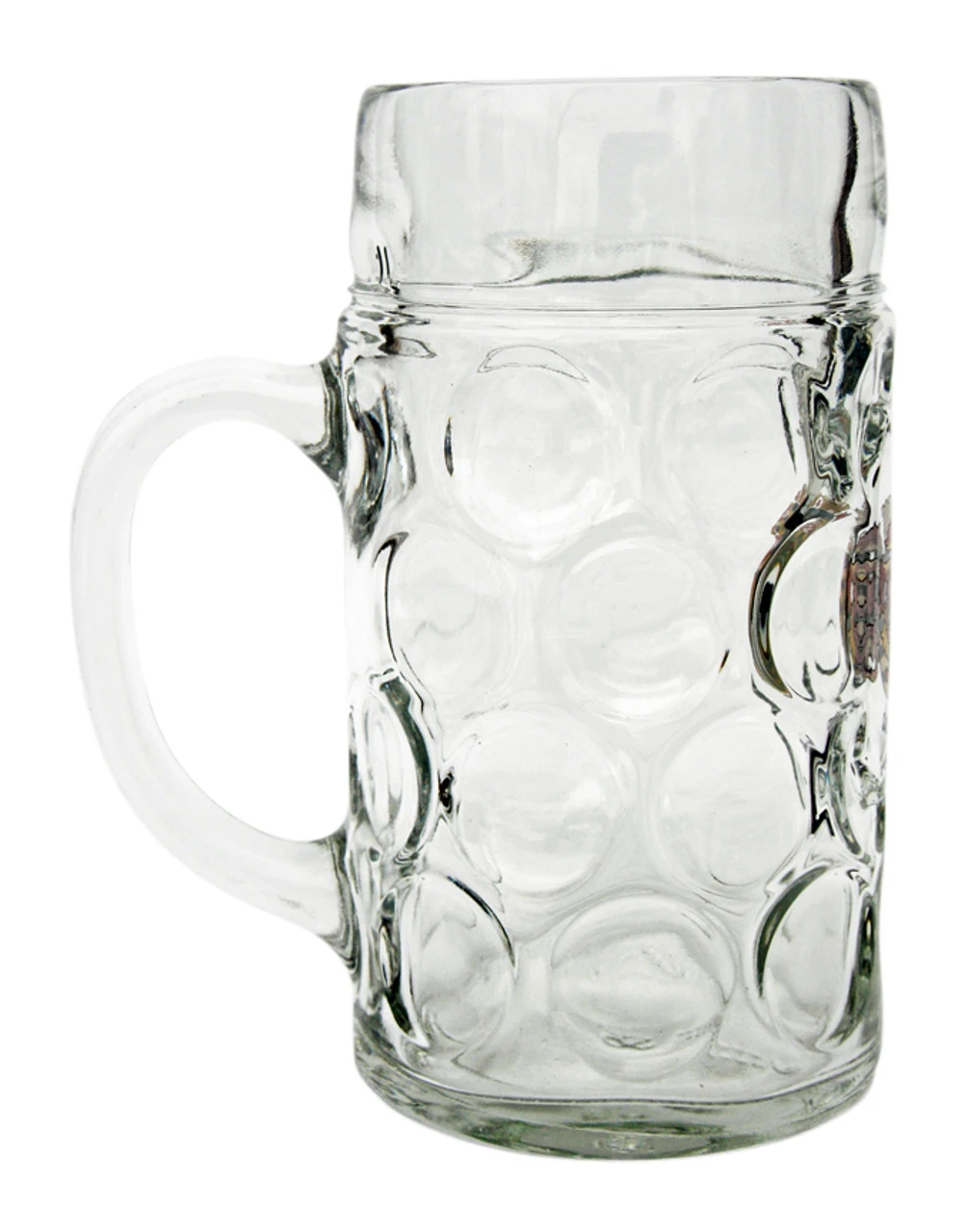 Saarland Dimpled Oktoberfest Glass Beer Mug 1 Liter - Image 4