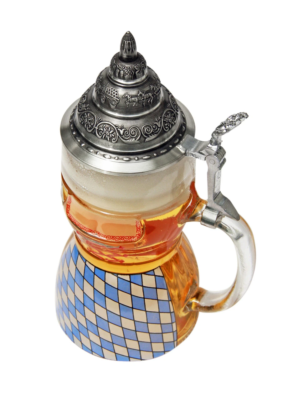 Dirndl Glass Beer Stein 0.5 Liter 10 Dirndl Glass Beer Stein 0.5 Liter - Image 8