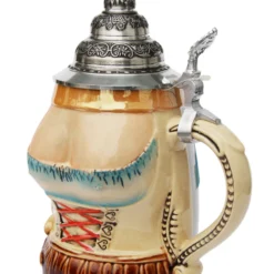 Dirndl And Lederhosen Beer Stein -Deals Steinking Store Dirndl Lederhosen Beer Stein K210 Angle SM 22413.1423685092
