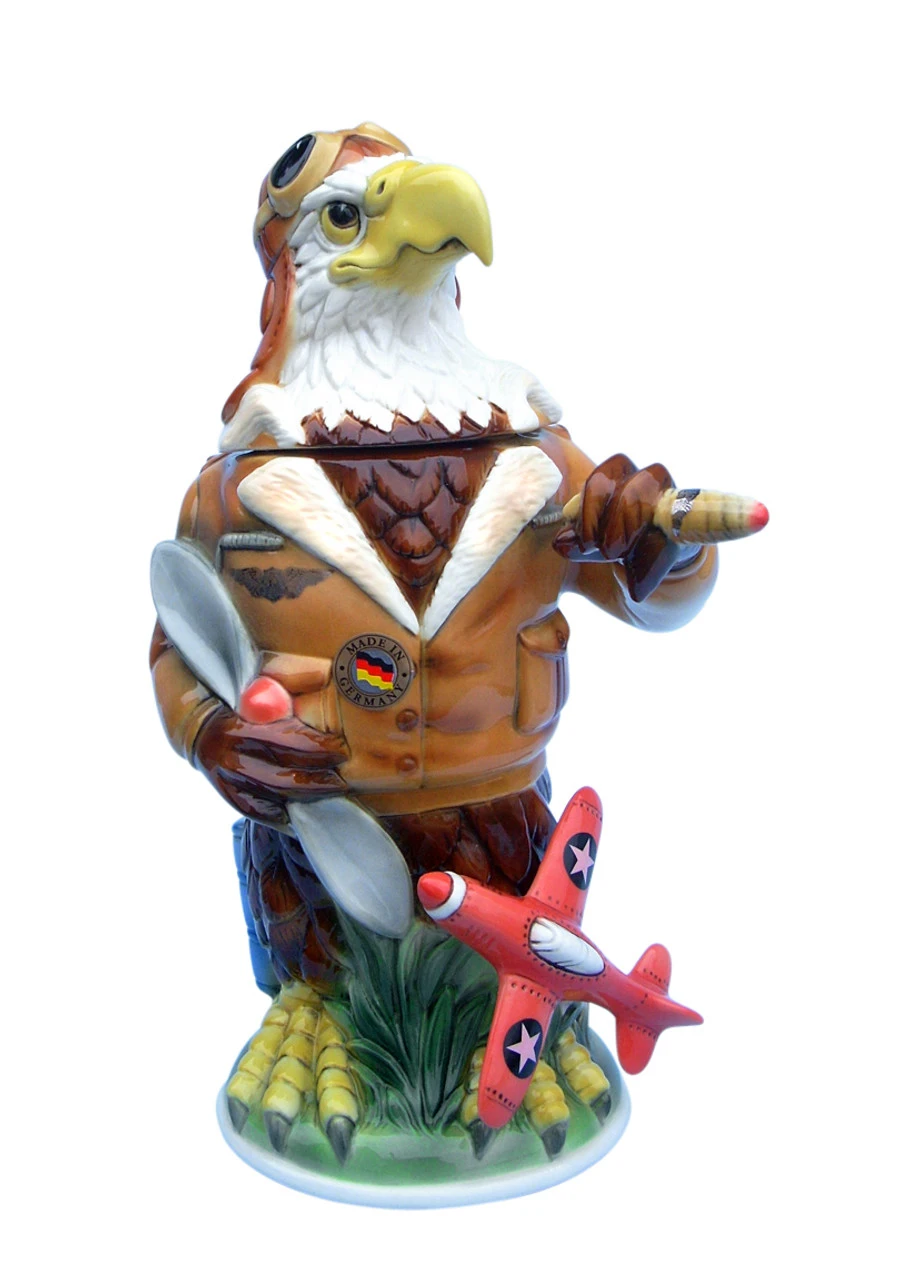 Eagle Pilot Beer Stein 3 Eagle Pilot Beer Stein