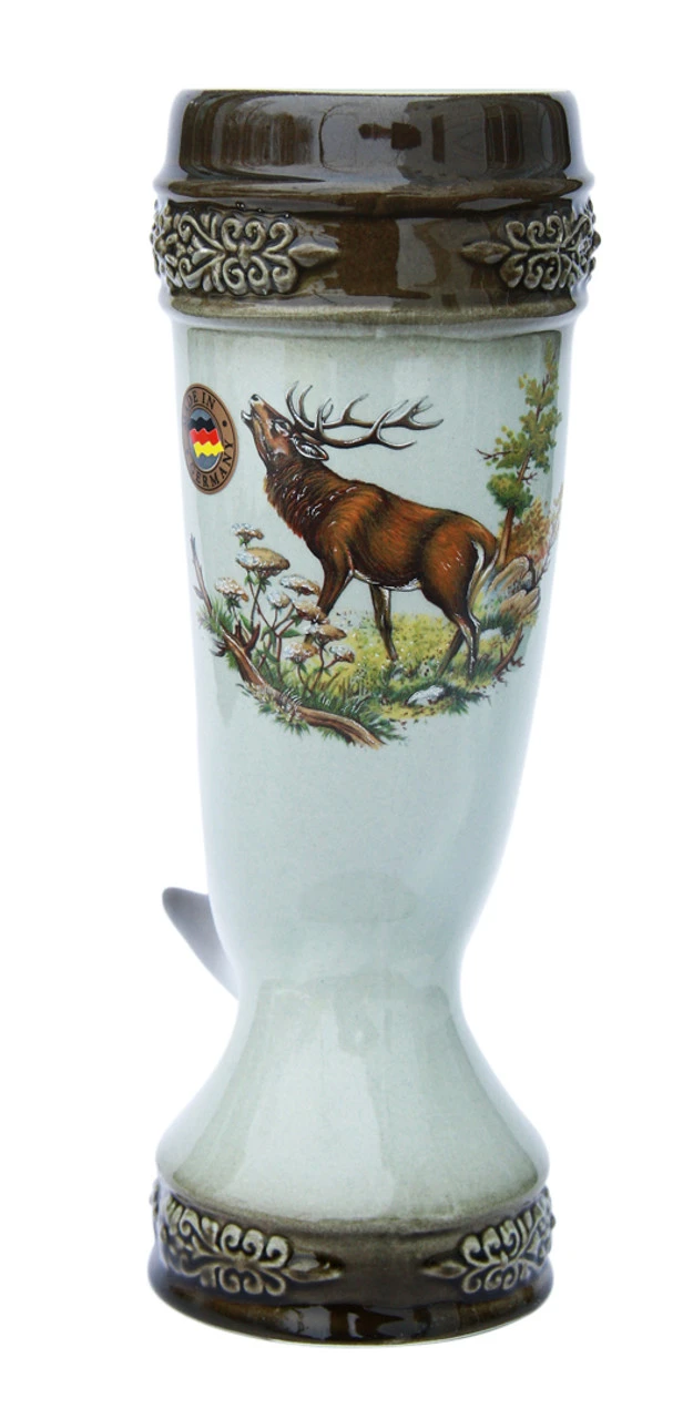 Elk Drinking Horn With Handle 5 Elk Drinking Horn With Handle - Image 3