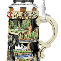 England Panorama Beer Stein -Deals Steinking Store England Panorama Beer Stein K309EN RS SM 80532.1586805295