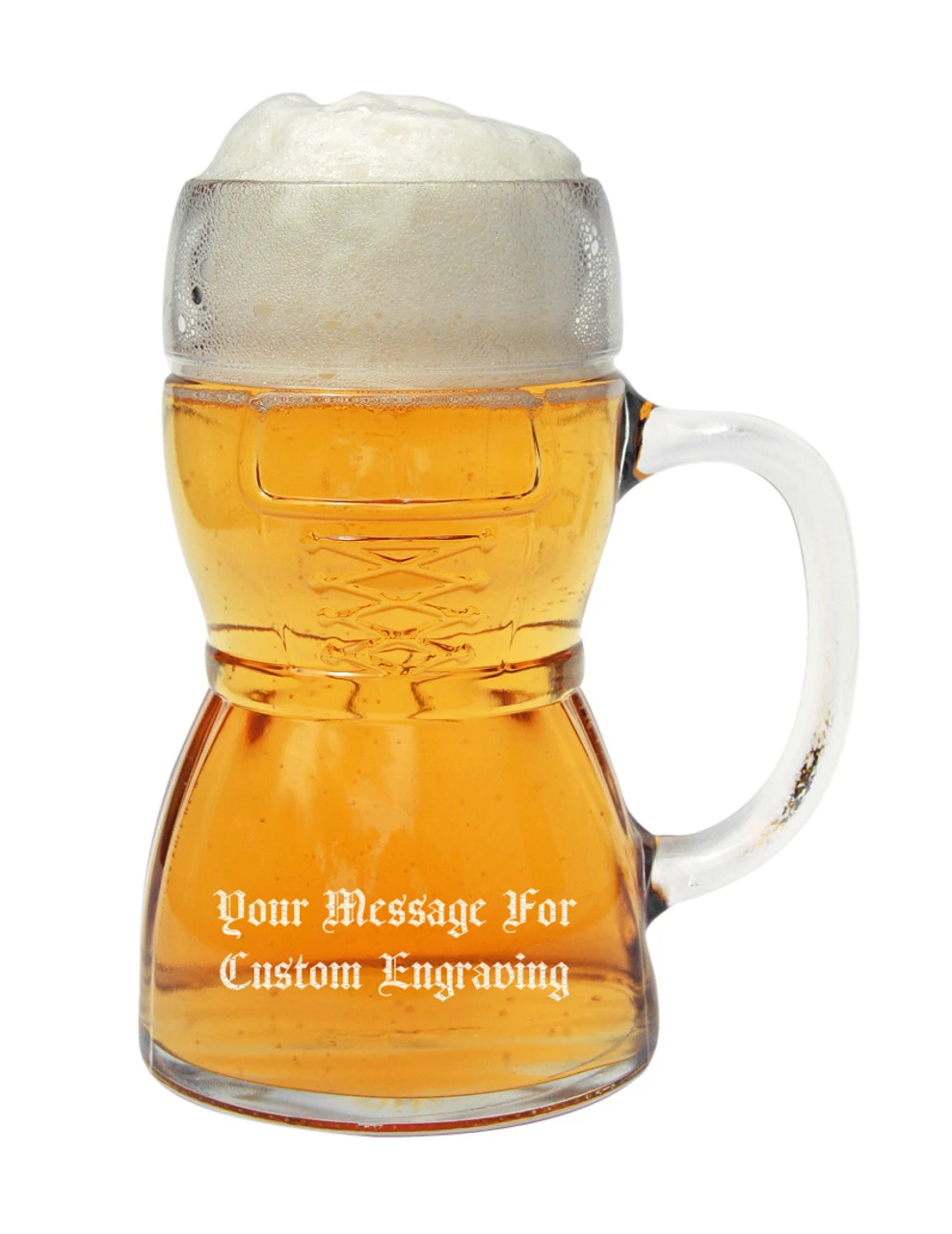 Dirndl Glass Beer Mug 0.5 Liter 13 Dirndl Glass Beer Mug 0.5 Liter - Image 11